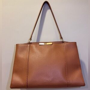 Ted Baker Pebbled Brown Leather Bag